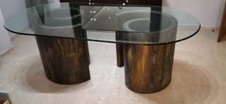 Mesa comedor cristal Paul Evans