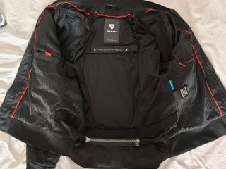Chaqueta Moto Revit Traction Negra, talla M