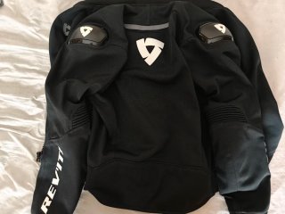 Chaqueta Moto Revit Traction Negra, talla M