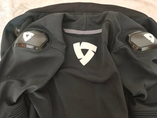 Chaqueta Moto Revit Traction Negra, talla M