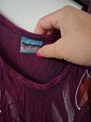 Vestito indiano tie-dye taglia unica
