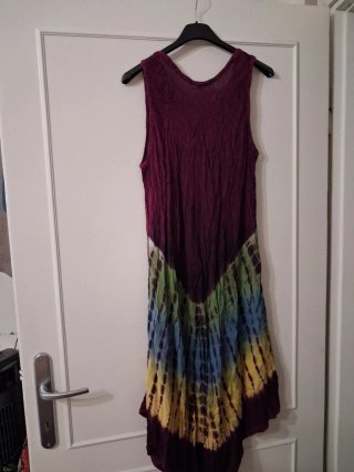 Vestito indiano tie-dye taglia unica