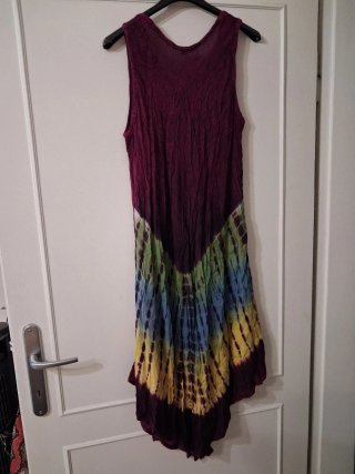 Vestito indiano tie-dye taglia unica