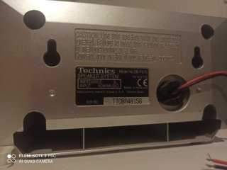 Altavoces Technics Satélite Negro/Plata