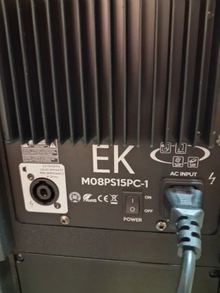 Pareja Altavoces Profesionales EK audio Negros