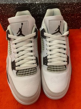 Jordan AJ4 Malla Gris Blanco Talla 43