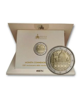 Moneda Vaticano 2€ Conmemorativa 2025 Miguel Ángel