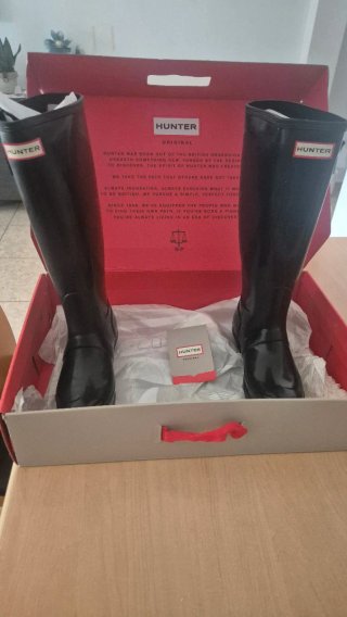 Botas de agua Hunter negras
