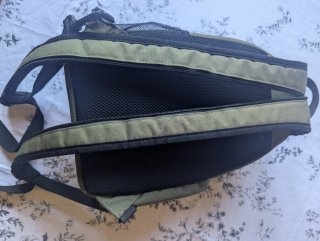 Mochila de fotografía verde