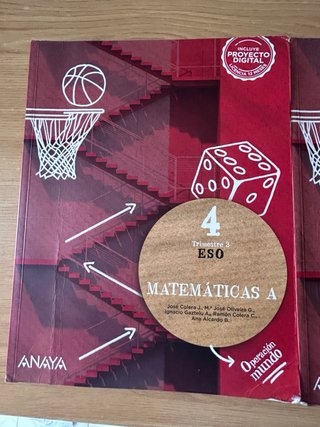Matemáticas A. 4o de ESO