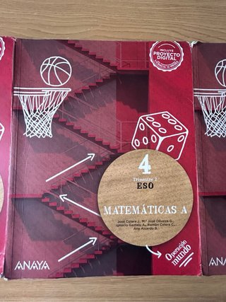Matemáticas A. 4o de ESO