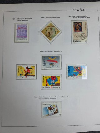 Sellos España 1998 en hojas edifil