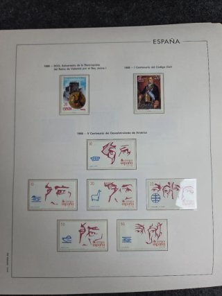 Sellos España 1998 en hojas edifil