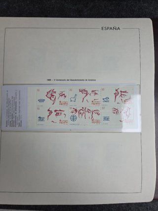 Sellos España 1998 en hojas edifil