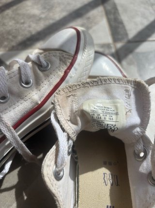 Converse All Star Blancas Niñ@ Talla 32