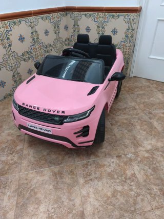 Coche teledirigido Land Rover rosa
