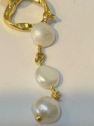 Pendientes Pandora Oro y Perlas