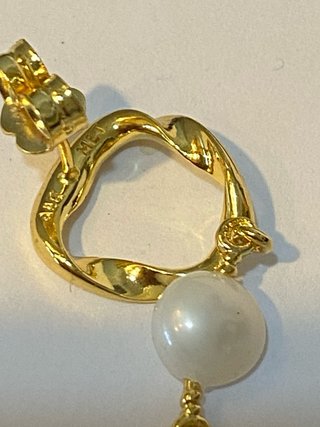 Pendientes Pandora Oro y Perlas