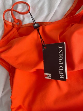 Bikini Red Point Naranja y Rosa