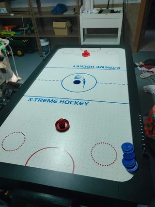 Billar air hockey
