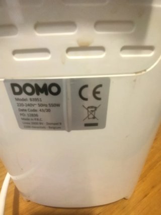 Panificadora Domo B3951.Pan a tu gusto fácilmente.