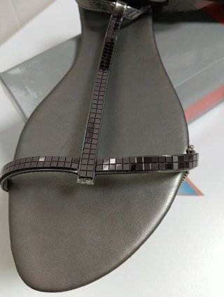 Sandalias verano   Arian Plata Talla 41