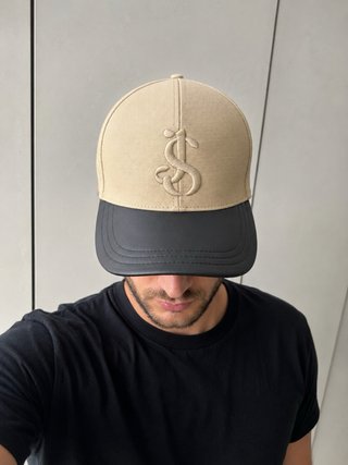 Cappello Jil Sander Beige e Nero taglia L