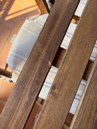 Conjunto Mesa y Sillas Plegables Madera