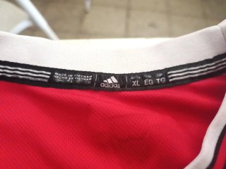 Camiseta Chicago Bulls #1 Adidas Roja