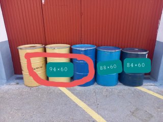 Bidones de chapa 200L Precio × un