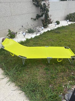 Tumbona A ESTRENAR plegable verde