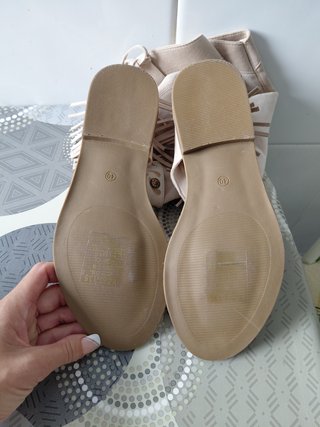 Sandalias Indalas Beige Talla 40