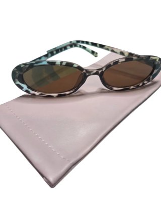 Gafas de sol ovaladas multicolor