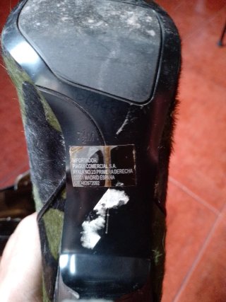 Botines bajos tacón camuflaje