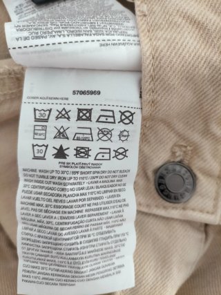 Pantalones Mango Talla 42 Beige