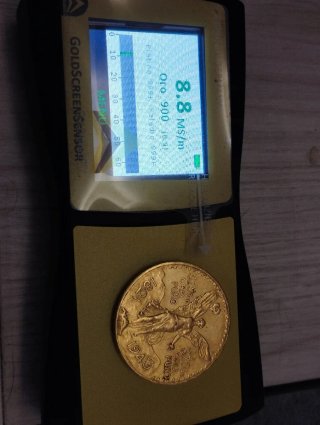 Moneda Oro 50 pesos mexicanos 1943