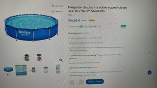 Piscina Bestway Steel Pro 3,66m x 76cm
