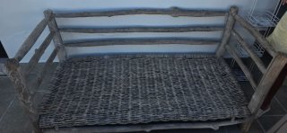 Conjunto de sofá, sillón y mesa para jardín