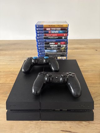 PS4 (PlayStation 4) + 2 Mandos + 15 Juegos