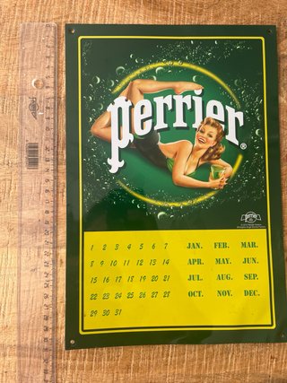 Chapa Perrier Calendario
