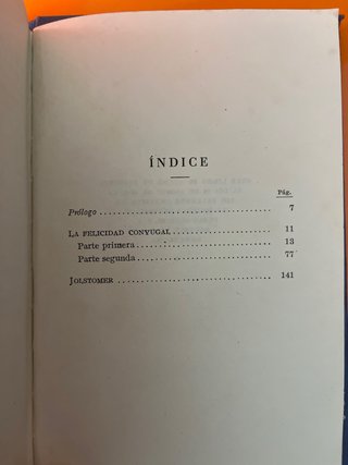 La felicidad conyugal Tostoi 1 edición 1946