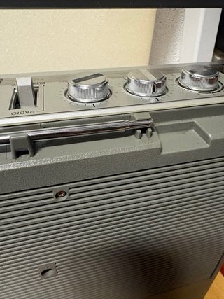 Radio Sanyo Boombox Plata