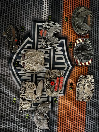 Hebillas Harley Davidson (Lote 9)
