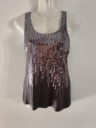 Camiseta de tirantes con lentejuelas