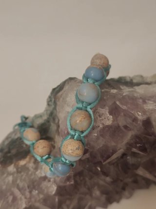 Bracciale Shamballa Pietre Diaspro