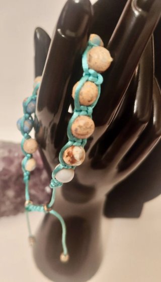 Bracciale Shamballa Pietre Diaspro