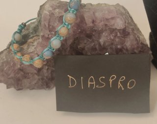 Bracciale Shamballa Pietre Diaspro