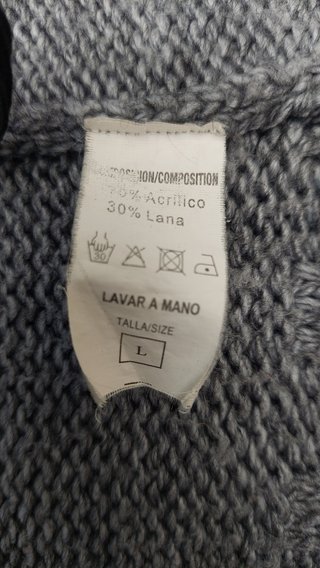 Trenca lana gris Talla L