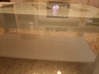 Tablero de mesa de cristal
