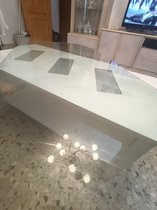 Tablero de mesa de cristal